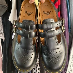 DrMartens 8065 Smooth Leather Mary Jane Shoes